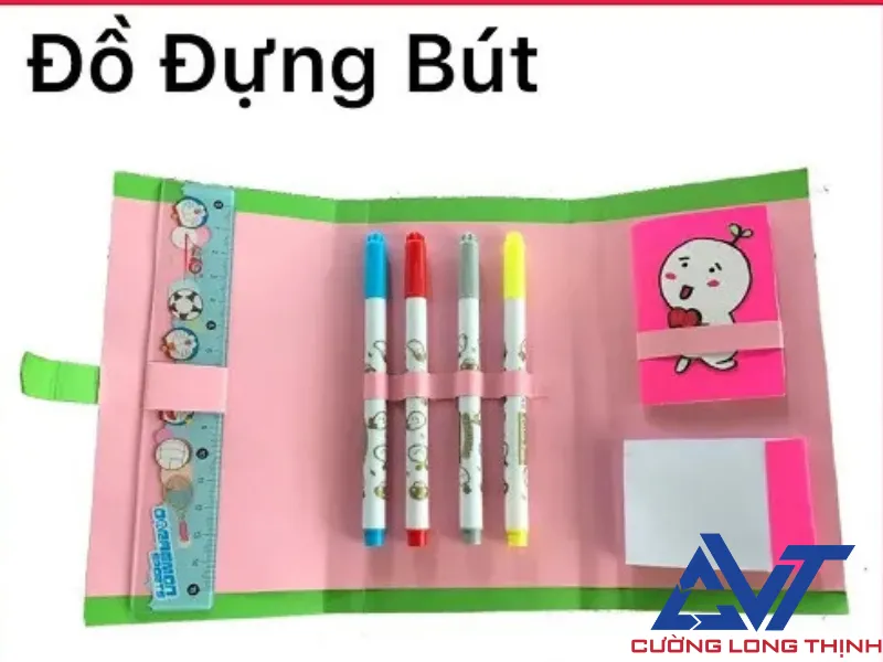 Hộp đựng bút từ phế liệu Hộp đựng bút từ phế liệu
