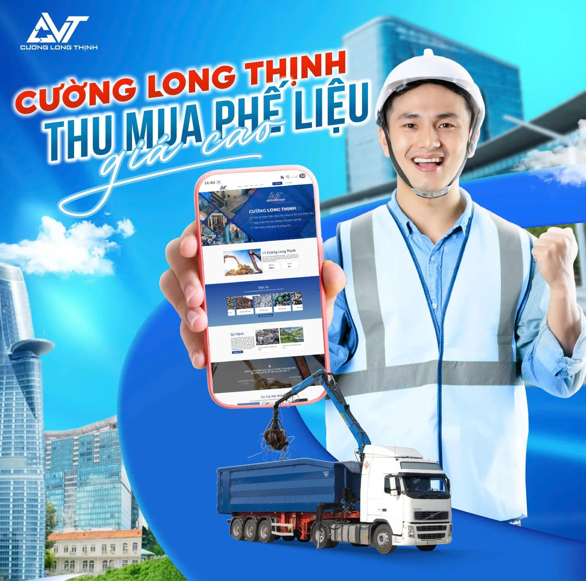 Cường Long Thịnh cam kết thu mua phế liệu với mức giá cạnh tranh