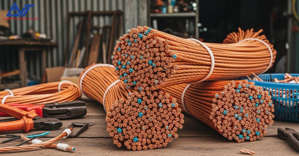 Các loại dây cáp đồng thường được thu mua