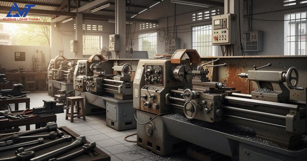 Tiêu chí định giá máy tiện cũ Tiêu chí định giá máy tiện cũ
