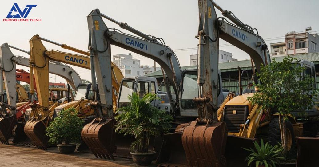 Yếu tố ảnh hưởng đến giá thu mua máy xúc, máy đào cũ