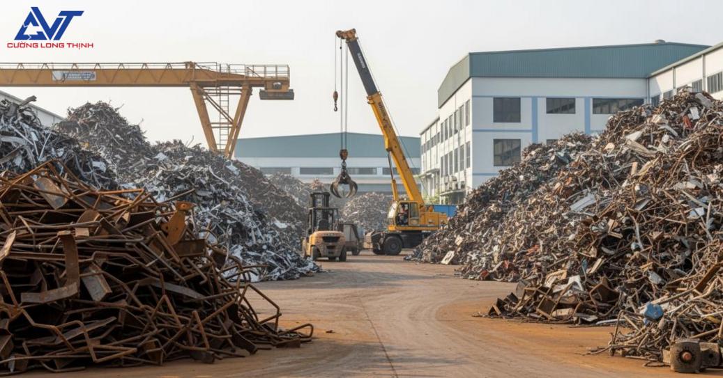 Các loại phế liệu phổ biến được thu mua ở KCN An Nhựt Tân Các loại phế liệu phổ biến được thu mua ở KCN An Nhựt Tân