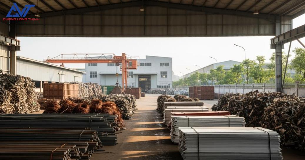 Quy trình thu mua phế liệu tại KCN Mỹ Xuân A2