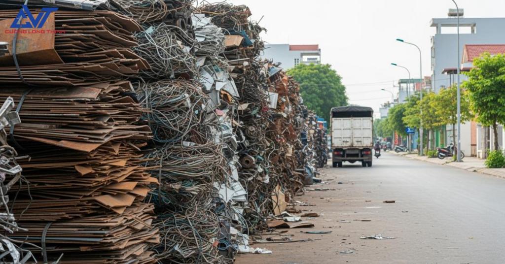 Tháo gỡ lối mòn bán ve chai – Thu mua phế liệu phường Long Trường: Tư duy mới cho cơ sở sản xuất nhỏ và công trình