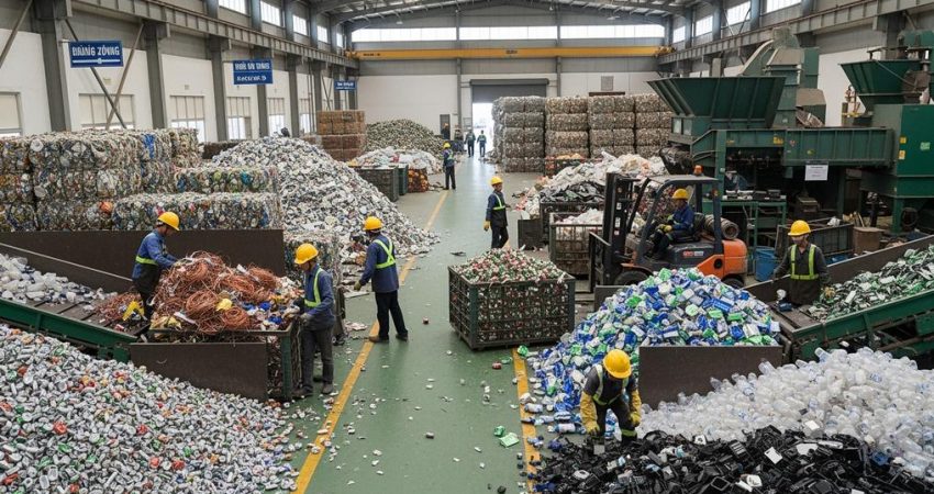 Thu Mua Phế Liệu Phường Đông Hưng Thuận Giá Cao, Tận Nơi