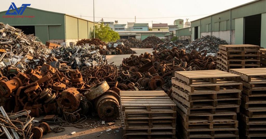 Ứng dụng dịch vụ thu mua phế liệu số lượng lớn cho công trình và xưởng cơ khí