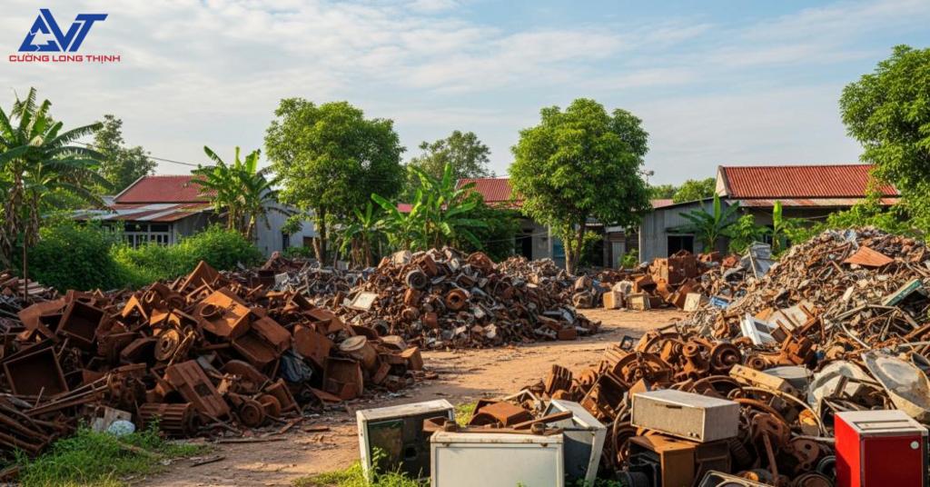 Đột phá trong thu mua phế liệu xã An Nhơn Tây Đột phá trong thu mua phế liệu xã An Nhơn Tây