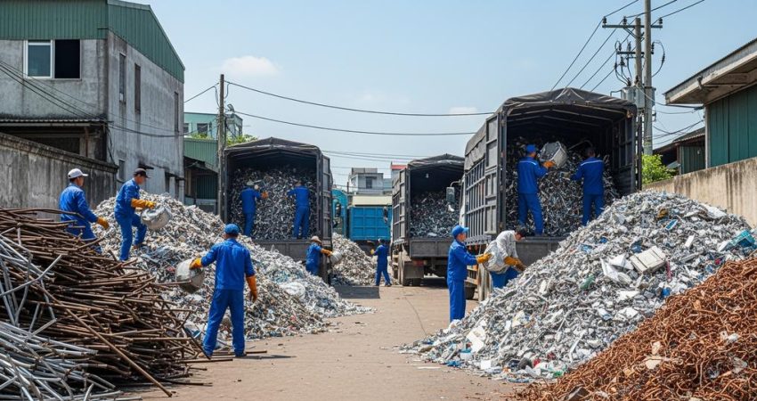 Thu Mua Phế Liệu Xã Bình Lợi Tận Nơi 9 Thu Mua Phế Liệu Xã Bình Lợi Giá Cao Tận Nơi Sắt Nhôm Đồng